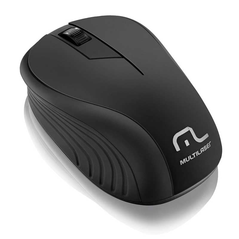 Mouse sem Fio Multilaser 2.4Ghz 1200DPI - MO212 Truedata